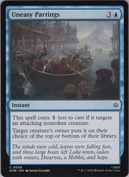 Uneasy Partings