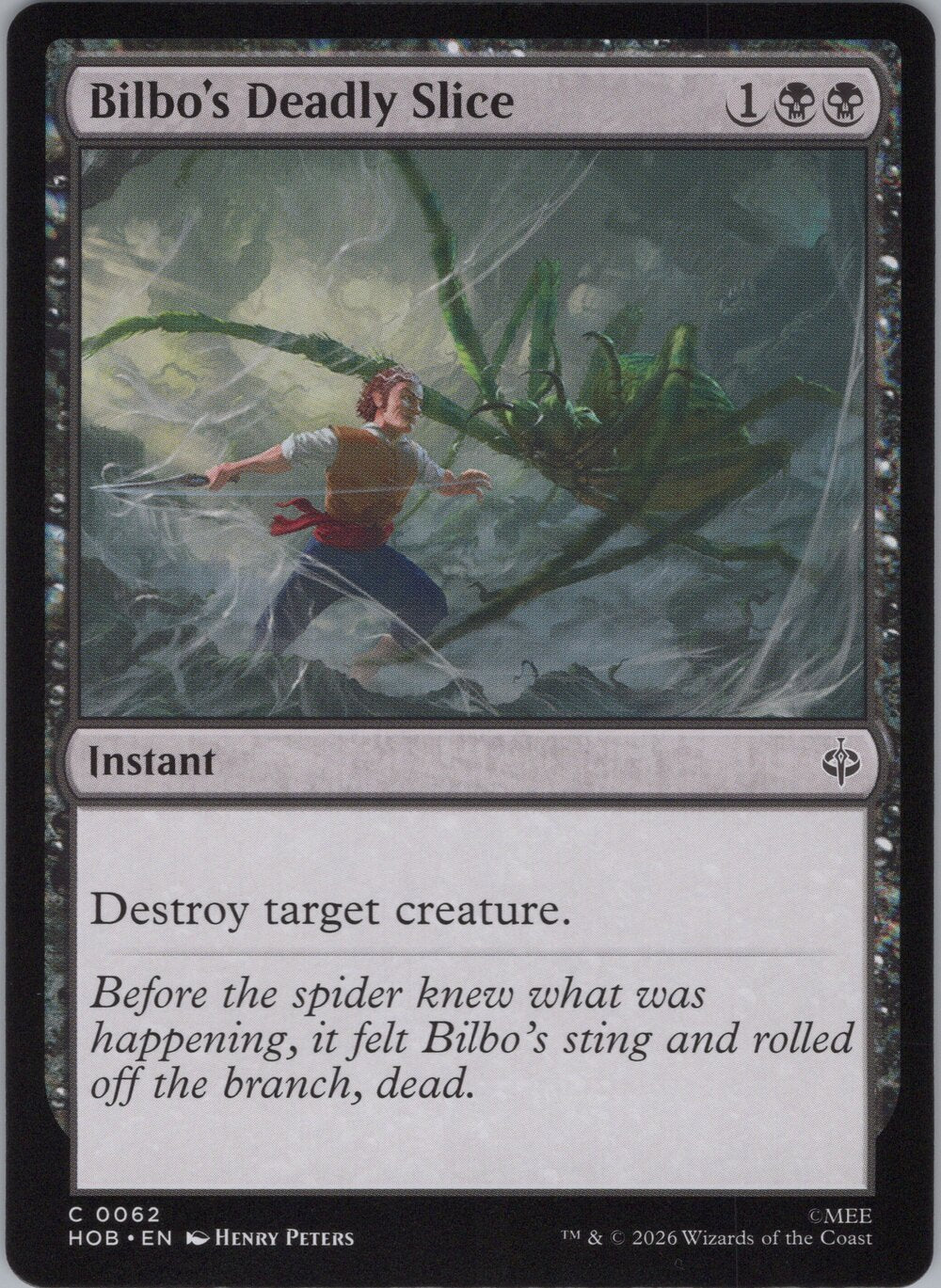Bilbo's Deadly Slice