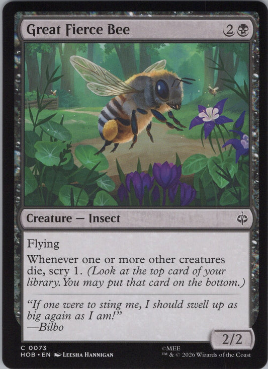 Great Fierce Bee