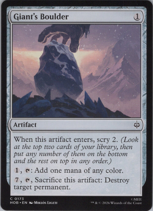 Giant's Boulder