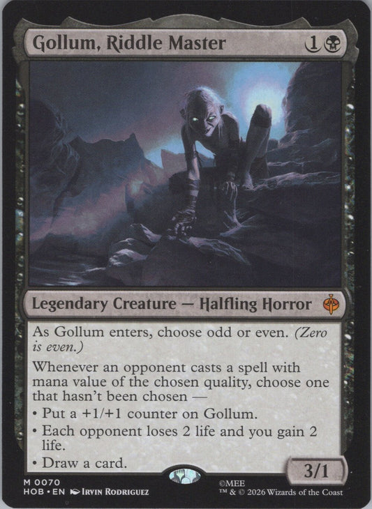 Gollum, Riddle Master