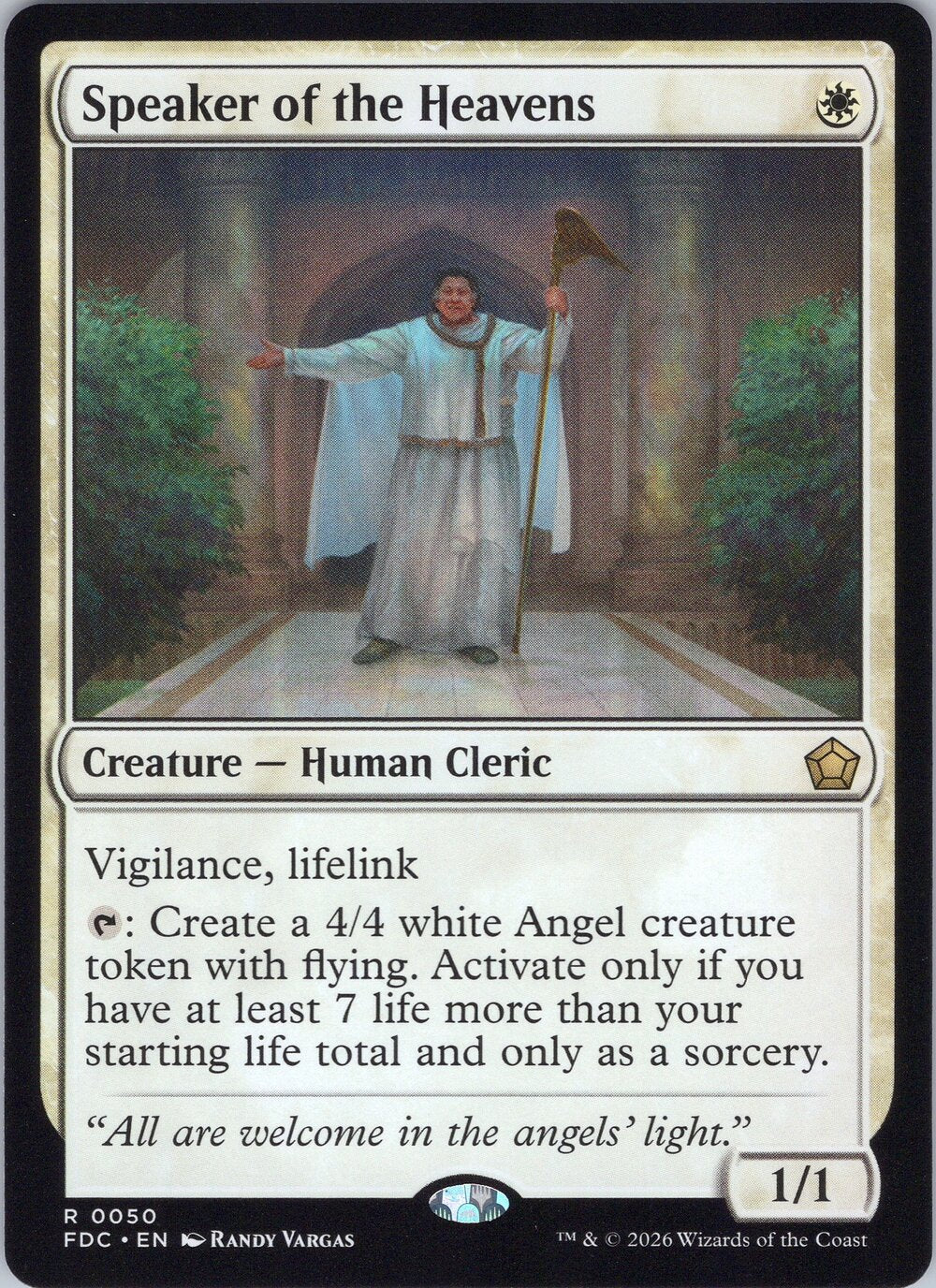 Speaker of the Heavens