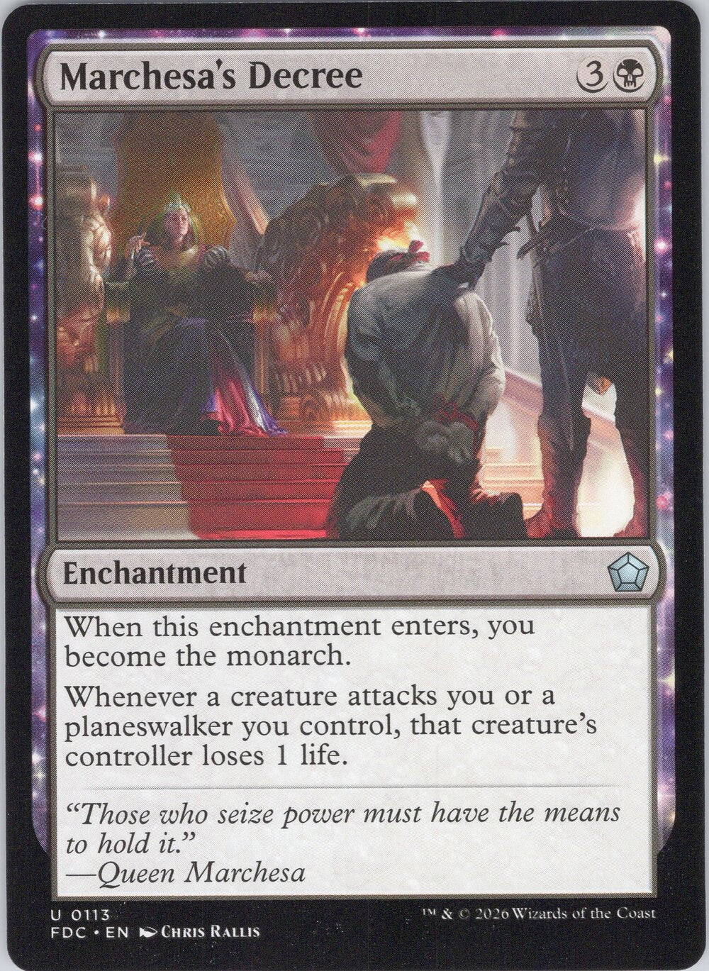 Marchesa's Decree