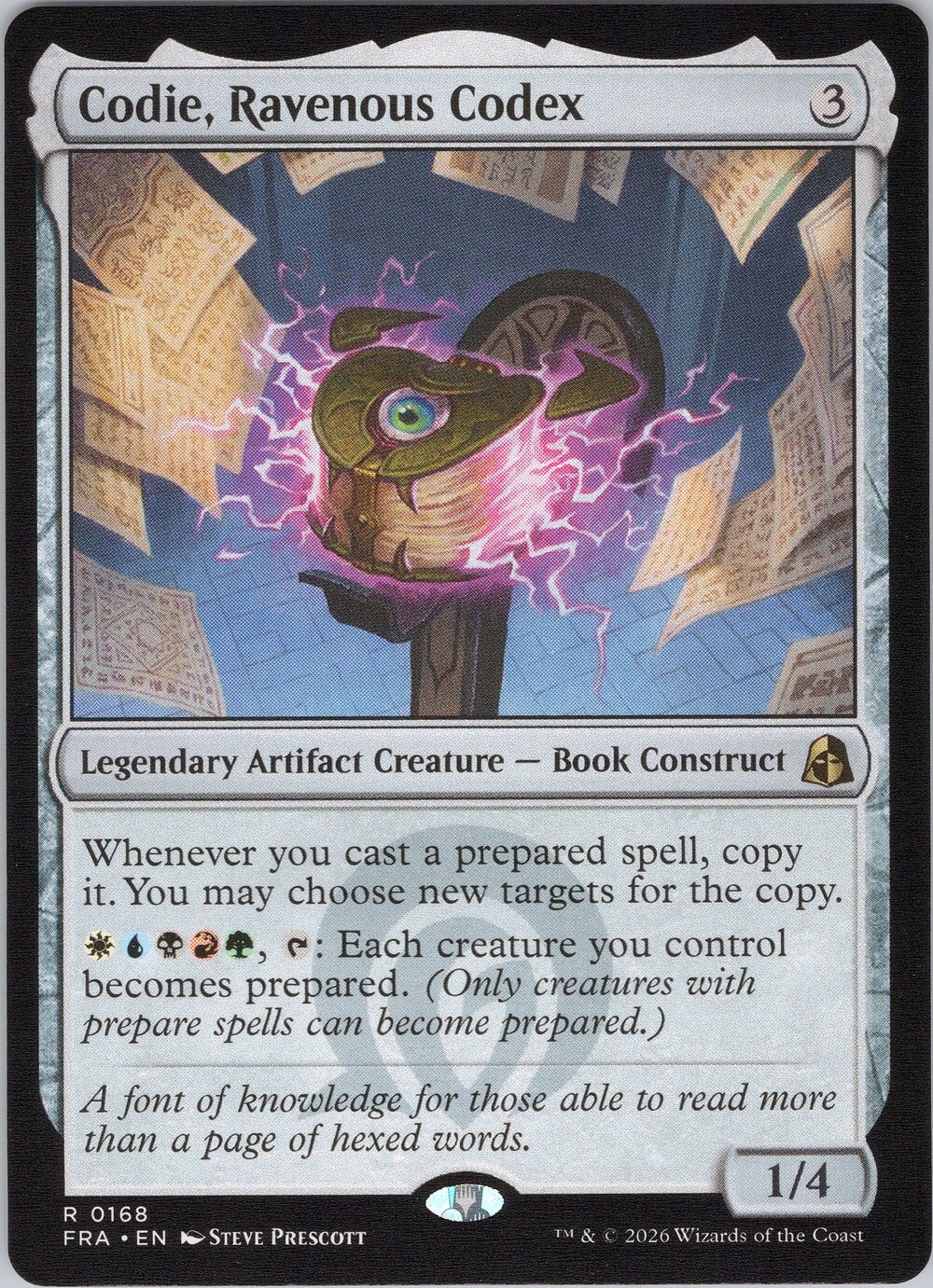 Codie, Ravenous Codex