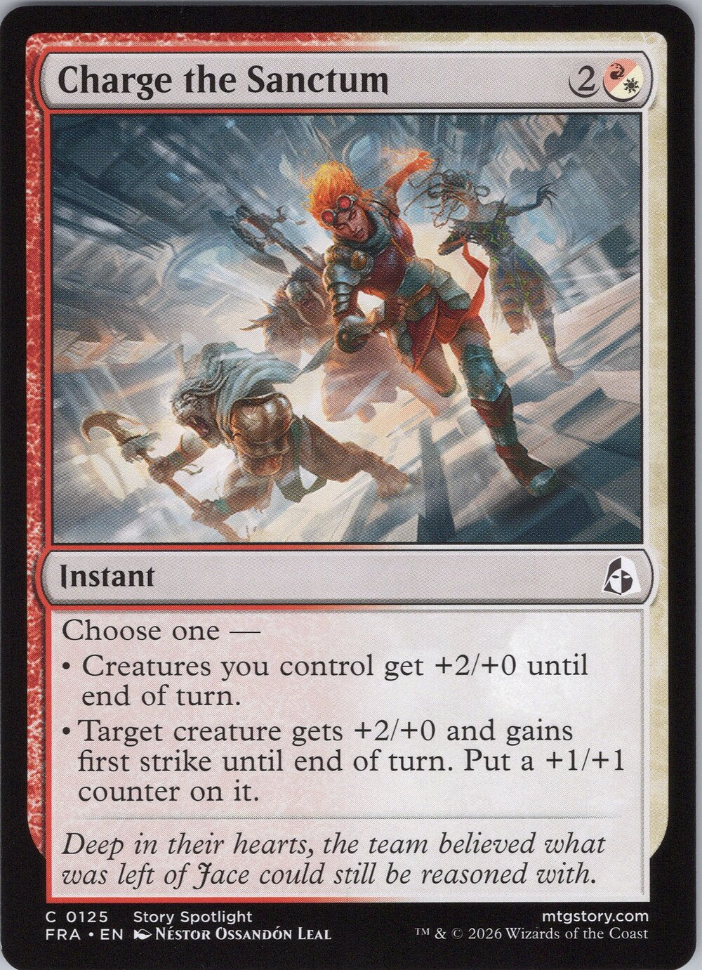 Charge the Sanctum