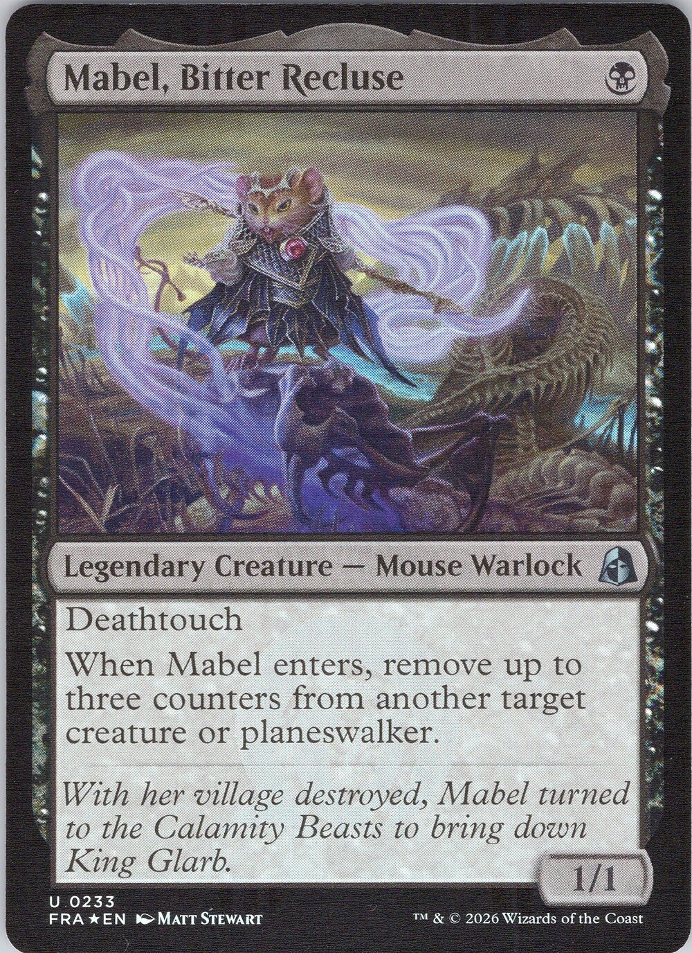 Mabel, Bitter Recluse
