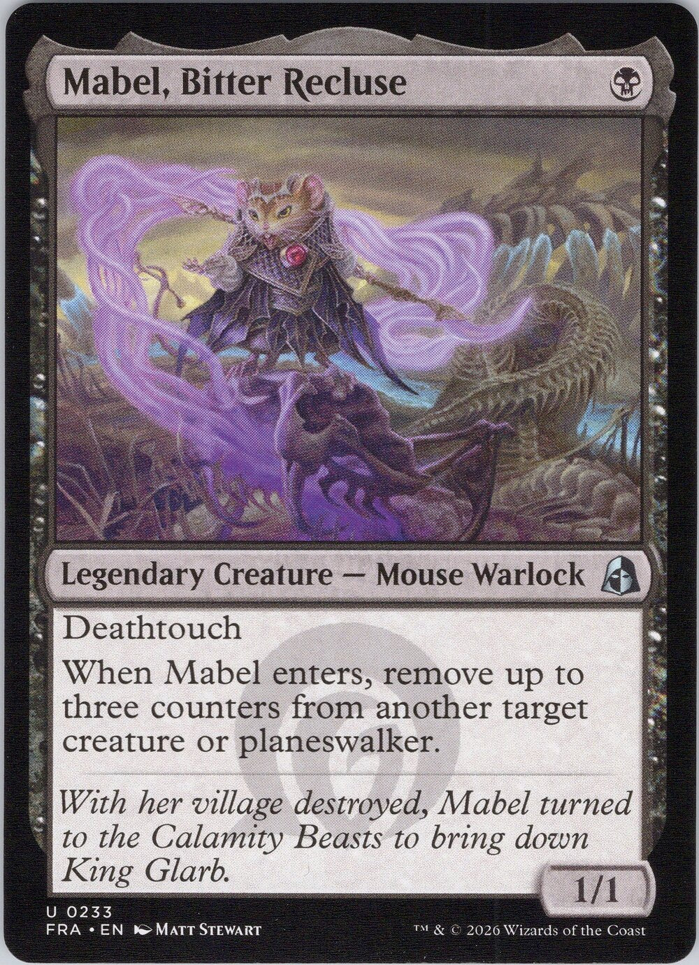 Mabel, Bitter Recluse