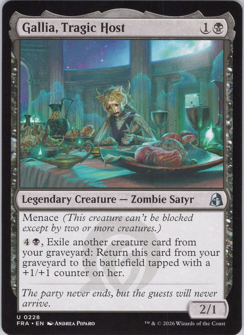Gallia, Tragic Host