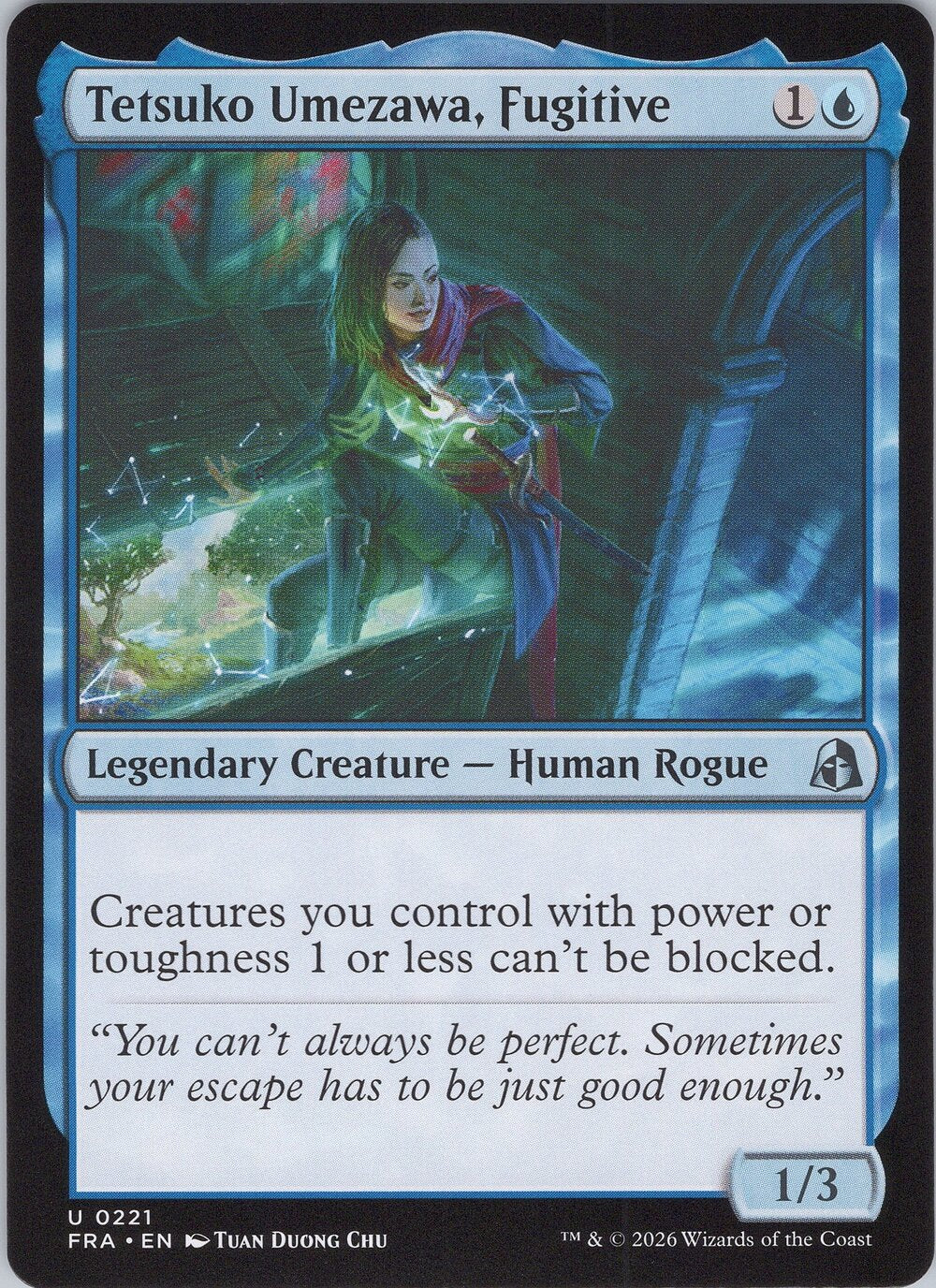 Tetsuko Umezawa, Fugitive