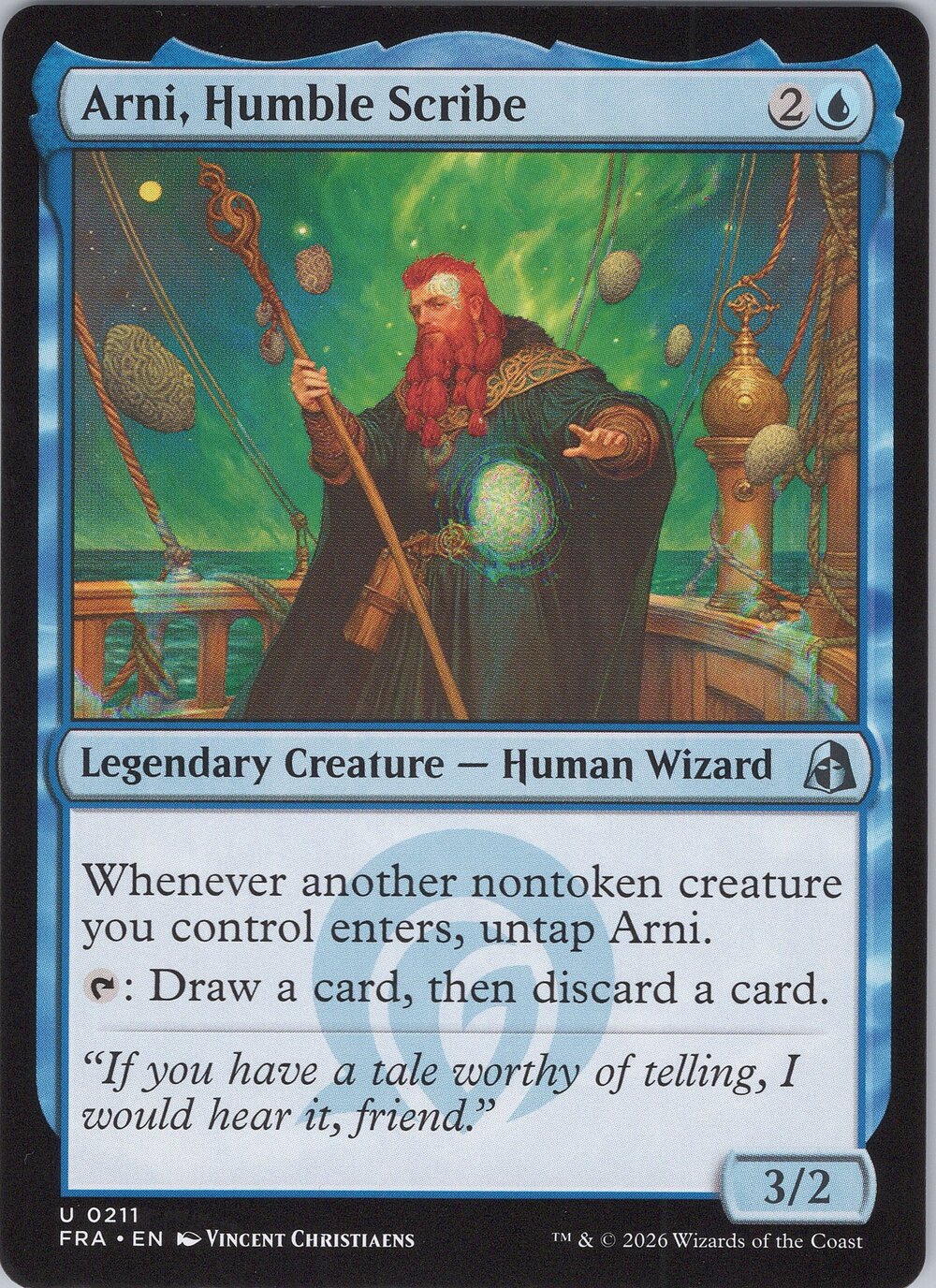 Arni, Humble Scribe