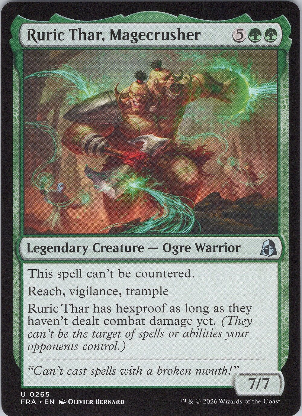 Ruric Thar, Magecrusher