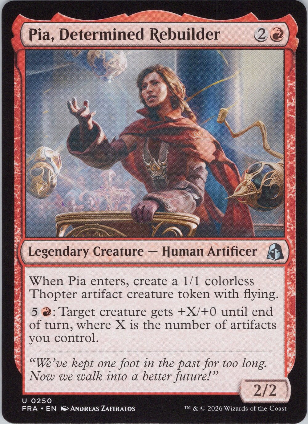 Pia, Determined Rebuilder
