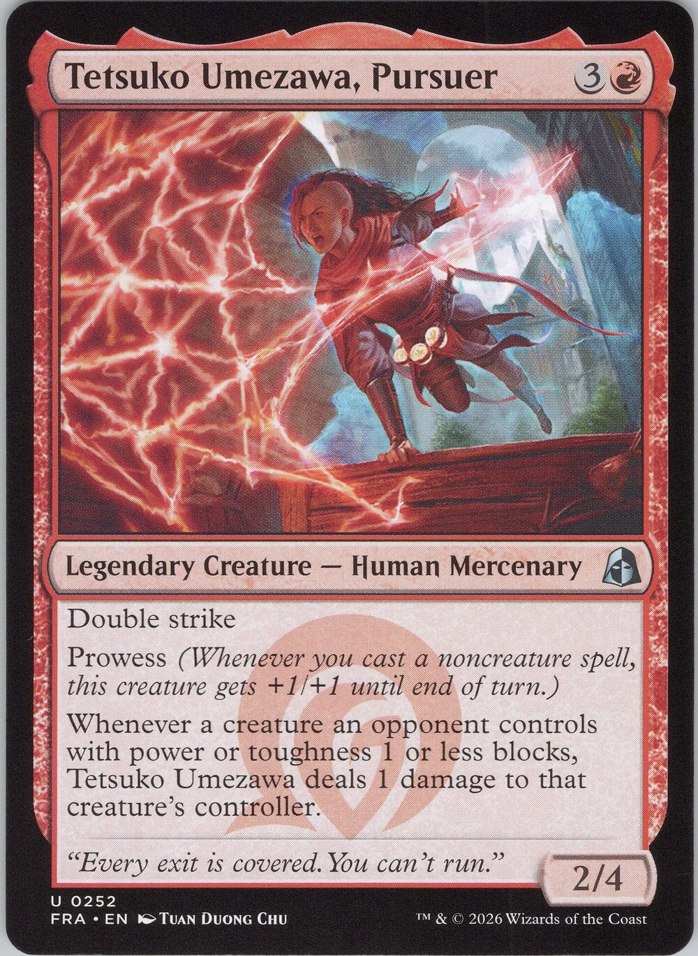 Tetsuko Umezawa, Pursuer